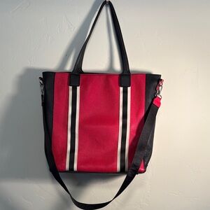 Steven Madden tote bag with shoulder strap interior zip pocket phone holder